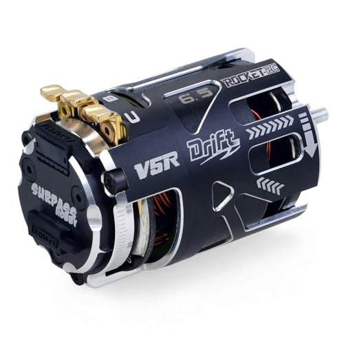 Surpass Hobby 540 V5R Drift Motor, 6.5T Brushless Motor with 3.175 Shaft for 1/10 RC Racing Car(6.5T) - style: Drift 6.5T
