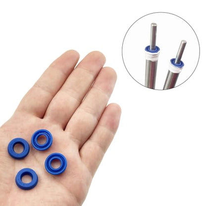 10PCS RC Boat Drive Shaft Sealing Ring Motor Shaft Waterproof Seal Gasket for RC Boat Ship DIY Model Toy Shaft Sealing Parts (8x14x4mm) - style: 8x14x4mm