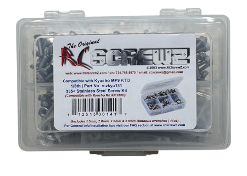 RCScrewz Compatible with The Kyosho MP9 TKI-3 (#31788) Stainless Steel Screw Kit