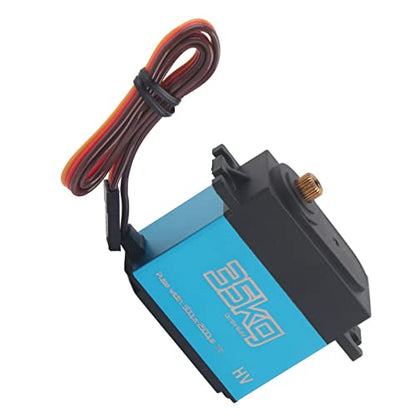Premium Coreless Digital RC Servo Set 35kg Aluminum Gears Built in Controller for 1 8 to 10 Scale Cars and Trucks