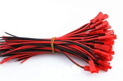 10 Pairs 100mm JST 2 Pin Connector Plug Lead Wire for Rc Li-Po Battery Discharge Esc Bec Board Line Male & Female Wire 22AWG