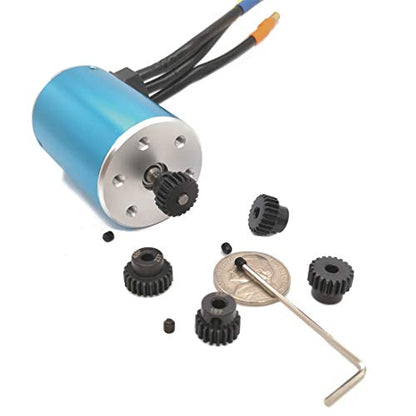 48P 19T 20T 21T 22T 23T Pinion Gear with Screw Driver for 3.175mm Shaft 1/10 RC Brushless Brush Motor by MakerDoIt