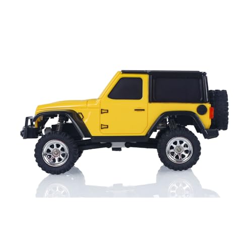 US in Stock, 2.4G 1/36 Remote Control Rock Crawler 3601 RC Off Road Car 4×4 RTR Model Vehicle Light Lipo Battery Radio Mini Toy Hobby Grade Model for Christmas Birthday Gift - color: 3601-yellow