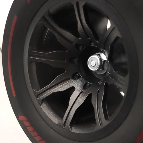 for H16BM RC Car Upgrade Aluminum Wheel Hex 16440 & Pins M20101 & M40 Wheel Lock Nut Spare Parts for 1/16 H16BM H16GT H16DR JC16EP and 1/14 H14BM 14209 14210 JC14EP 14301 14303 Trucks(Silver) - color: Silver