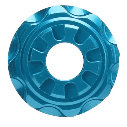 Metal Differential Case, Aluminum Alloy Upgrade Parts Accessories Front Rear Universal Diff Case with 4 Screws for 1/10 RC Car (Blue) - color: Blue