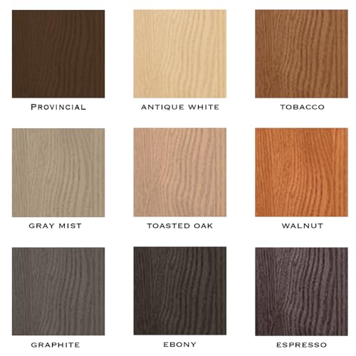 All-in-ONE Gel Stain - Tobacco (Rich Brown) - 8oz - color: Tobacco, size: 8 Fl Oz