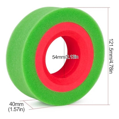 EVA Dual Stage Foam Fit 1.9" Wheel Tires for 1/10 RC Crawler Car 115-120mm TRX4 TRX6 Axial SCX10 Capra 90046
