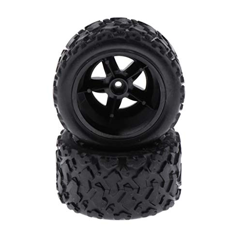 Replacement Part For 2 Pieces RC Car Racing Car Tires 1:18 Scale RC Car Cement Parts Durable