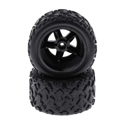 Replacement Part For 2 Pieces RC Car Racing Car Tires 1:18 Scale RC Car Cement Parts Durable