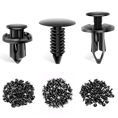 GOOACC GRC-18 100PCS 7mm 8mm 10mm Nylon Push Expansion Screws Replacement Kit,Bumper Fastener Rivet Clips GM 21030249 Ford N807389S - color: 100PCS 7mm 8mm 10mm