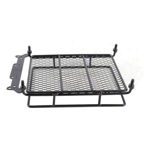 RC Roof Rack, RC Roof Rack Luggage, Luggage Tray Roof Rack for RC Crawler Off Road Adventures (Medium: Approx. 17.6x16.2x10cm / 6.93x6.38x3.94in) - size: Medium: Approx. 17.6x16.2x10cm / 6.93x6.38x3.94in