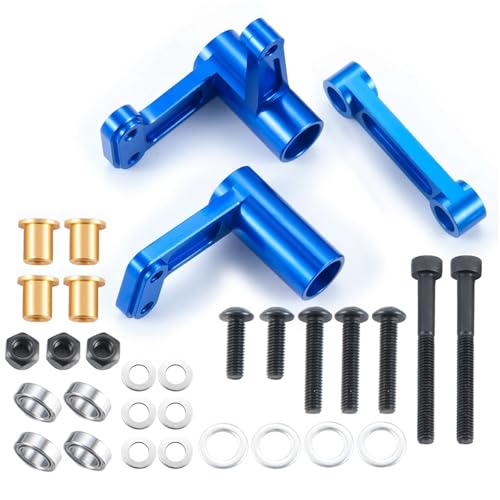 RC Cars Spare Parts For Traxxas For Slash 1/10 Metal Front Rear Shock Mount Steering Blocks Linkage Adapter 2Wd Short Course Truck Parts RC(Steering Assembly) - color: Steering Assembly