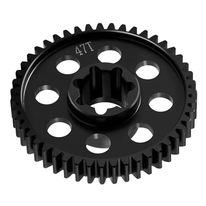 Steel Spur Gear 47T for Tra-xxas 1/16 Mini Maxx/Slash | 0.8 Module RC Gears Short Course Truck Upgrades