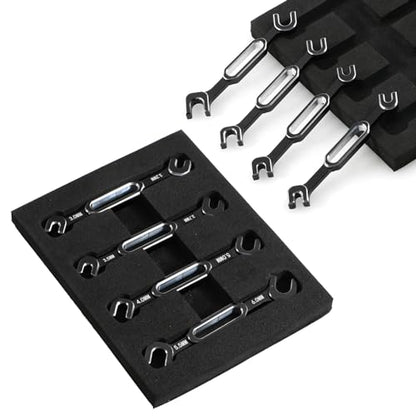 kingsea RC Car Wrench Aluminum Alloy Turnbuckle Nut Ball Joint Remover 3.0/3.2/3.5/3.7/4.0/5.0/5.5/6.0mm Universal Repair Tool Compatible with RC Car Boat RC Drone, Black - color: Black