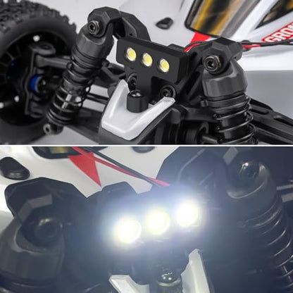 LSG RC Car Light Headlight Taillights kit Front Rear Lights White Red LED Light Kit for 1/18 RC Arrma Typhon Grom Upgrades Parts