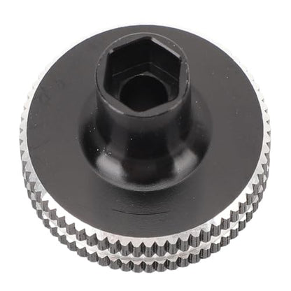 RC Short Nut Driver, Aluminum Alloy Hex Socket Wrench Sleeve, Ergonomic Short Handle Design for RC Car Truck Crawler Wheel Nut Tightening and Maintenance (7MM) - size: 7MM