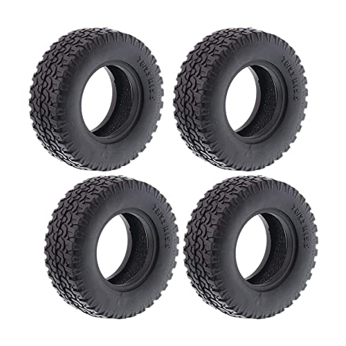 1.55 inch Tires Rubber Tyres for 1:10 RC Crawler Car D90 TF2 Tamiya CC01 LC70 MST JIMNY 90069 (78mm, A) - color: 78mm, A