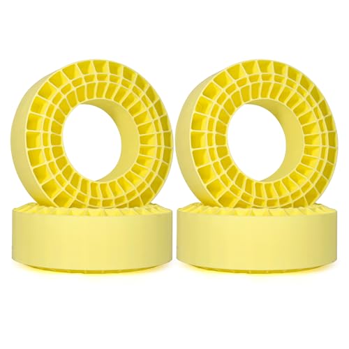 4PCS RC Silicone Tire Inserts for 1/10 Crawlers 132-134mm 2.2" Tire | Soft Silicone Rubber Peplaces Foam.Waterproof Provides Traction & Sidewall Support Fits 2.2" Tires