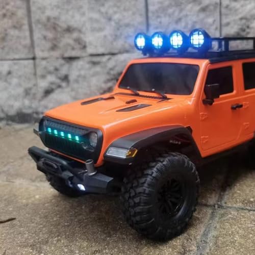 RC Lighting Kit for C8801 1/18 for Universal Roof Racks Luggage Carrier Frame with Light RC Crawler Car Upgrade Accessories Parts