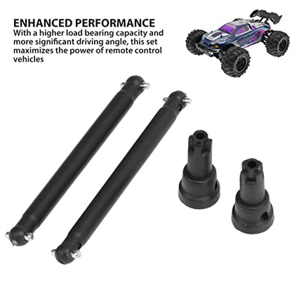 CVD Drive Shaft, 2Pcs RC Drive Shaft with Dogbone for SCY16101 16102 16103 16201 1/16 RC Car, Black