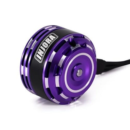 INJORA Fat Viper 2204 2400KV Brushless Outrunner Motor with Mount for 1/24 RC Crawler Axial SCX24 Upgrade