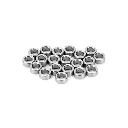 INJORA M2.5 Flat Stainless Steel Washers Spacers for 1/18 TRX4M, 80PCS