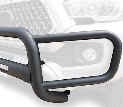 Black Horse - MODULAR BEACON FRONT RUNNER Bumper Guard With 20” LED Lights Textured Black Compatible with 2005-2021 Nissan Frontier-BFRN10