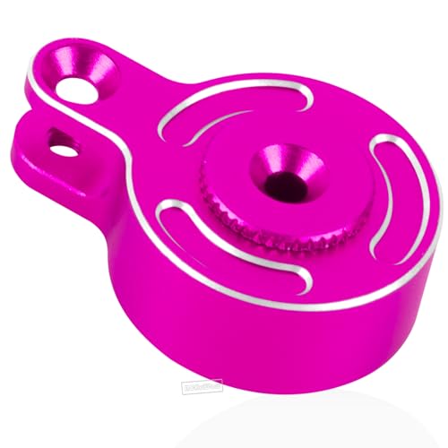 RC Servo Saver Set 25T Upgrades Part for 1/10 Big Rock 3S BLX,Granite/Senton 3S BLX & Mega 550,Kraton/Outcast 4S BLX,1/8 Typhon 3S BLX& Mega 550,Alloy Fixed Link Steering Servo Saver,Pink - color: Pink-1 Set