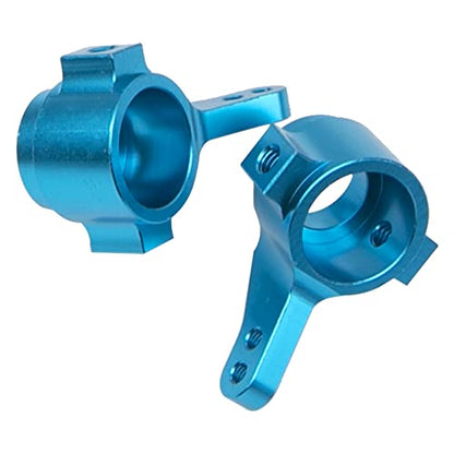ShareGoo Front Steering Knuckle Cup C-Hub Carriers RC Swing Arm Drive Shaft Compatible with Tamiya CC01 CC-01 1/10 RC Crawler Car Upgrade Parts (Blue) - color: Blue
