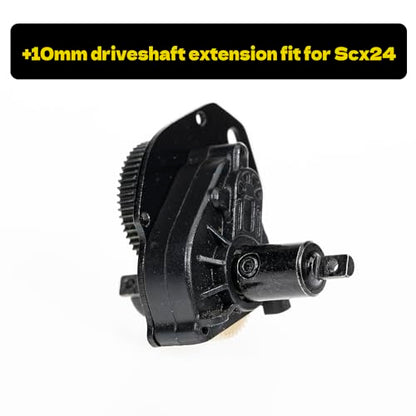RampCrab +10mm Drive Shaft Extenders for SCX24, FCX24, 1/24 RC Crawler Car Upgrade Parts, 10 Pcs
