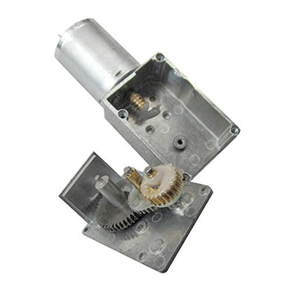 DC Worm Gear Motor 370WG 12V DC 160RPM Self-Locking Reversible for DIY Mini Geared Motor - size: 12V, style: 160 RPM