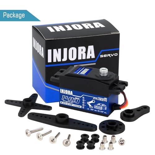 INJORA 14 kg Low Profile High Torque Digital Servo for 1/10 RC Crawler