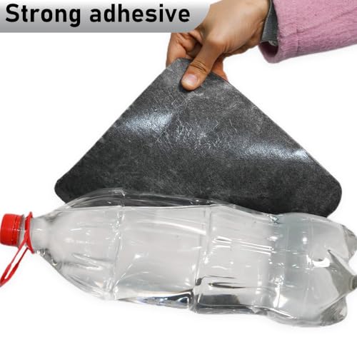 98.4"X43.31" Boat Flooring Self-Adhesive EVA Foam Boat Decking Marine Yacht RV Pool Non-Skid - color: Dark gray and black