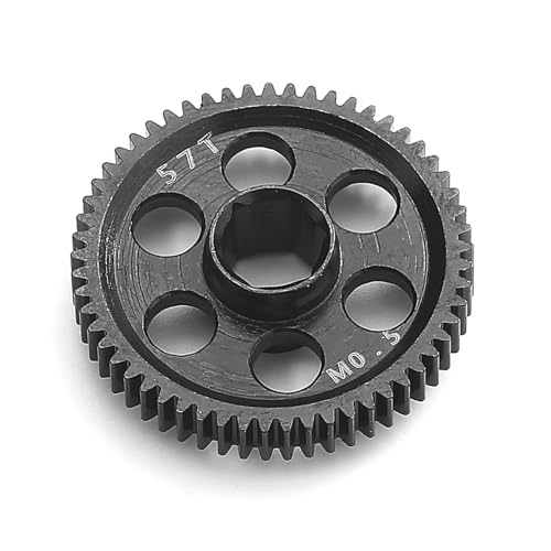 RC Car 0.5M 57T Hardened Steel Spur Gear for Arrma Grom ARA311196 | hardened steel spur gear for Arrma Typhon, Mojave, Granite Grom; replaces ARA311196 fitment