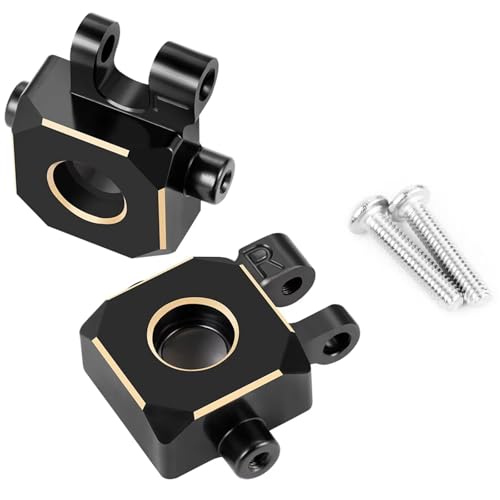 RC Cars Crawler Parts Compatible with TRX4M 1/18 RC Crawler Upgrade Parts Brass Caster Blocks C-hubs Axle Diff Cover Steering Cup Shock Cap(Steering Knuckle) - size: Steering Knuckle