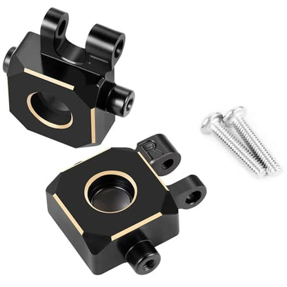 RC Cars Crawler Parts Compatible with TRX4M 1/18 RC Crawler Upgrade Parts Brass Caster Blocks C-hubs Axle Diff Cover Steering Cup Shock Cap(Steering Knuckle) - size: Steering Knuckle
