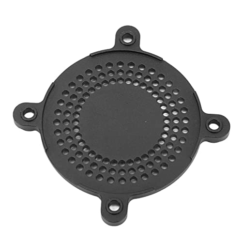 RC Fan Cover 50mm Aluminum Alloy CNC Machining ESC Cooling Fan Cover, Lightweight Protective Cover for RC Car ESC with Enhanced Heat Dissipation and Rugged Design (Black) - color: Black