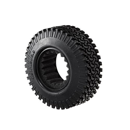 100mm 1/10 Scale Rubber Tires for 1:10 RC Climbing Rock Crawler 1.9 Inch Wheels | Rubber Tire with Foam Insert for TRX-4, SCX10, Gen8, Available in 96mm-120mm sizes