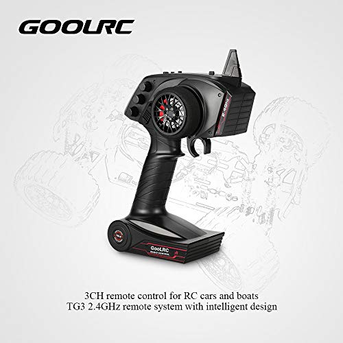 GoolRC 2.4G 3CH AFHS Radio Remote Control Transmitter with Receiver for RC Car Boat