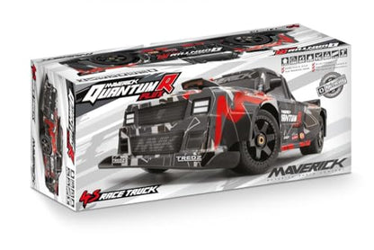 Maverick 150313 QuantumR Flux 4S 1/8 4WD Race Truck - Grey/Red