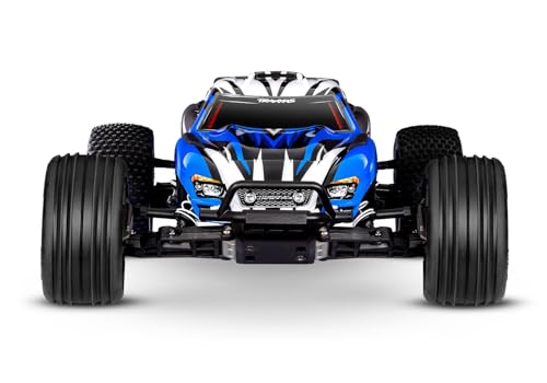 Traxxas Rustler 2WD XL-5 Stadium Truck with Battery and Charger (Blue) - color: Blue