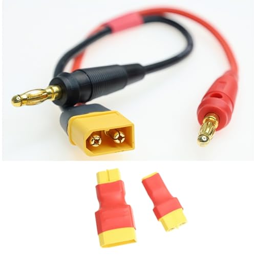 XT60 to XT30 & XT60 to XT90 Connector Adapter Kit | Female Male Plug, RC Lipo Battery, Charging Cable