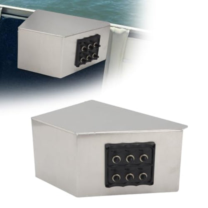 Aluminum Side Console Switch Panel Mount for Boats Bracket for Fish Finders Boat Accessories - color: Bracket+Switch Panel