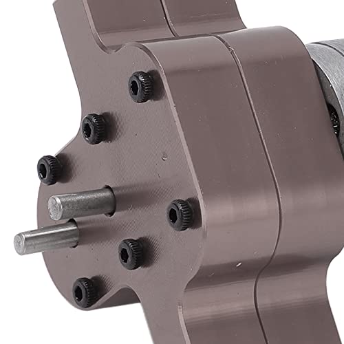 RC Gear Box, Metal Speed Change Gear Box with 370 Motor for WPL 1/16 RC Military Truck()