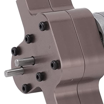 RC Gear Box, Metal Speed Change Gear Box with 370 Motor for WPL 1/16 RC Military Truck()