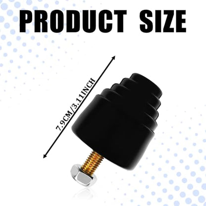 2PCS Bump Stopper Rubber Bump Stop Rear Suspension Kit Universal Air Ride Suspension kit with Nuts 9.9101G for Cars, Trucks and Off-Road All Purpose Bumps Stop Rear Leaf Spring Bumpers Shock