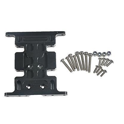 Aluminum Speed Center Skid Plate CNC Machined for 1/10 RC Axial SCX10 (Black)