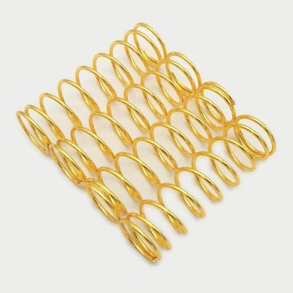 4pcs Thicker Harder Steel Springs Gold for 1/8 Sledge Shock 9660 9661