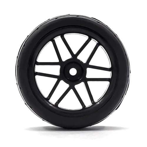 Rc Car Tyre Compatible with HSP for Tamiya for TT01 for TT02 for Sakura for Kyosho 1/10 RC Drift for Rally Car On-Road Solid Wheels Tires Hard Plastic
