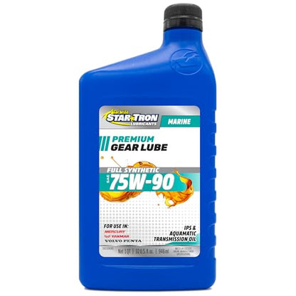 STAR BRITE Synthetic 75W90 Gear LUBE, Marine-Grade, API GL-5 Certified - size: 32 Oz Quart, style: 75W-90 Synthetic